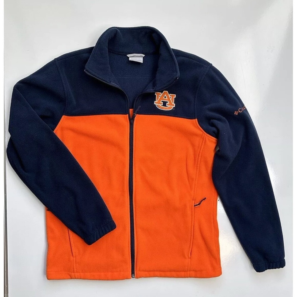 Columbia Flanker III Full Zip Fleece Jacket / Auburn Tigers /‎ Men's Size Medium